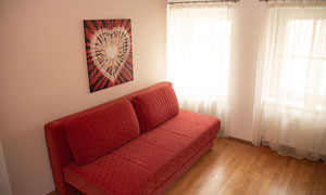 Blauer Burgunder Schlafcouch